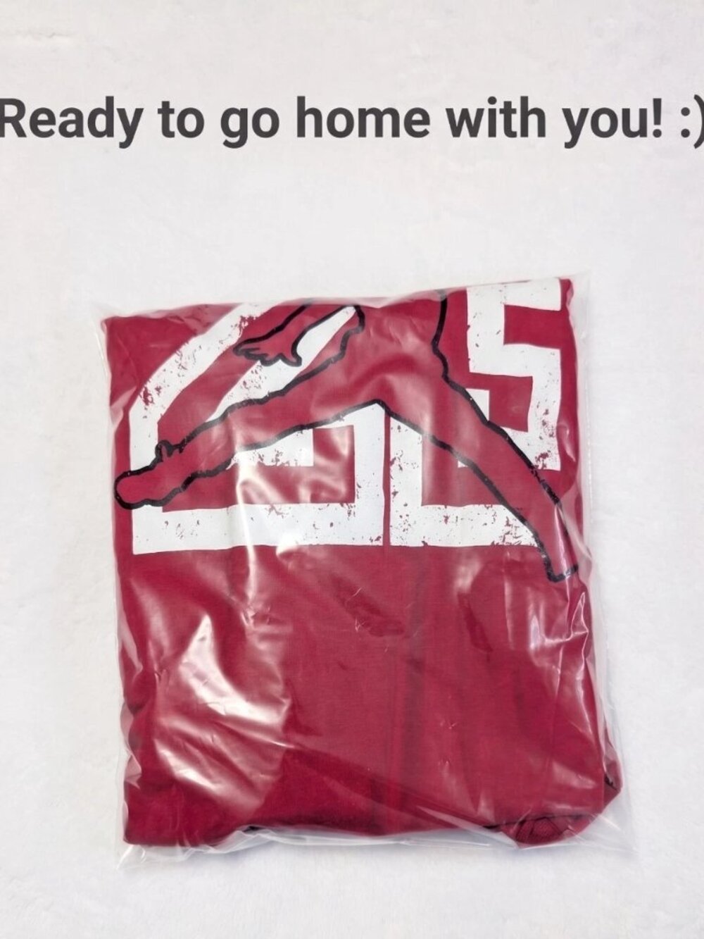 Nike Michael Jordan Flight T-Shirt Men's Large Red White Jumpman Chicago Bulls - Picture 9 of 9